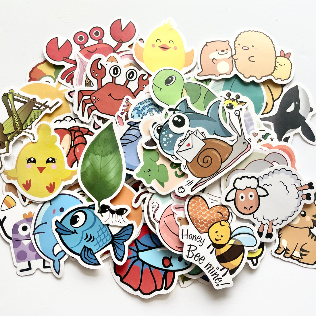 Assorted vinyl stickers - SURPRISE PACK OF 10 STICKERS