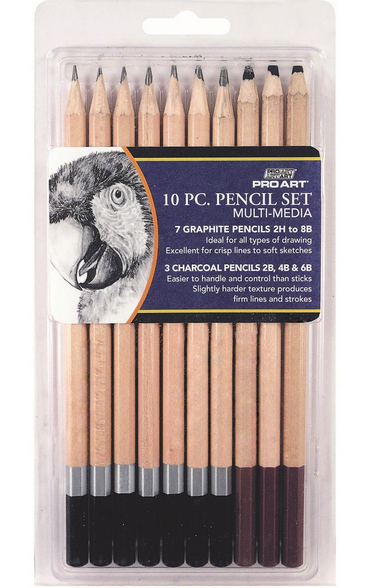 Pro Art Pencil Set - Dry Media - The Imagination Spot