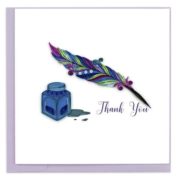 Quill &amp; Ink - Thank You Card