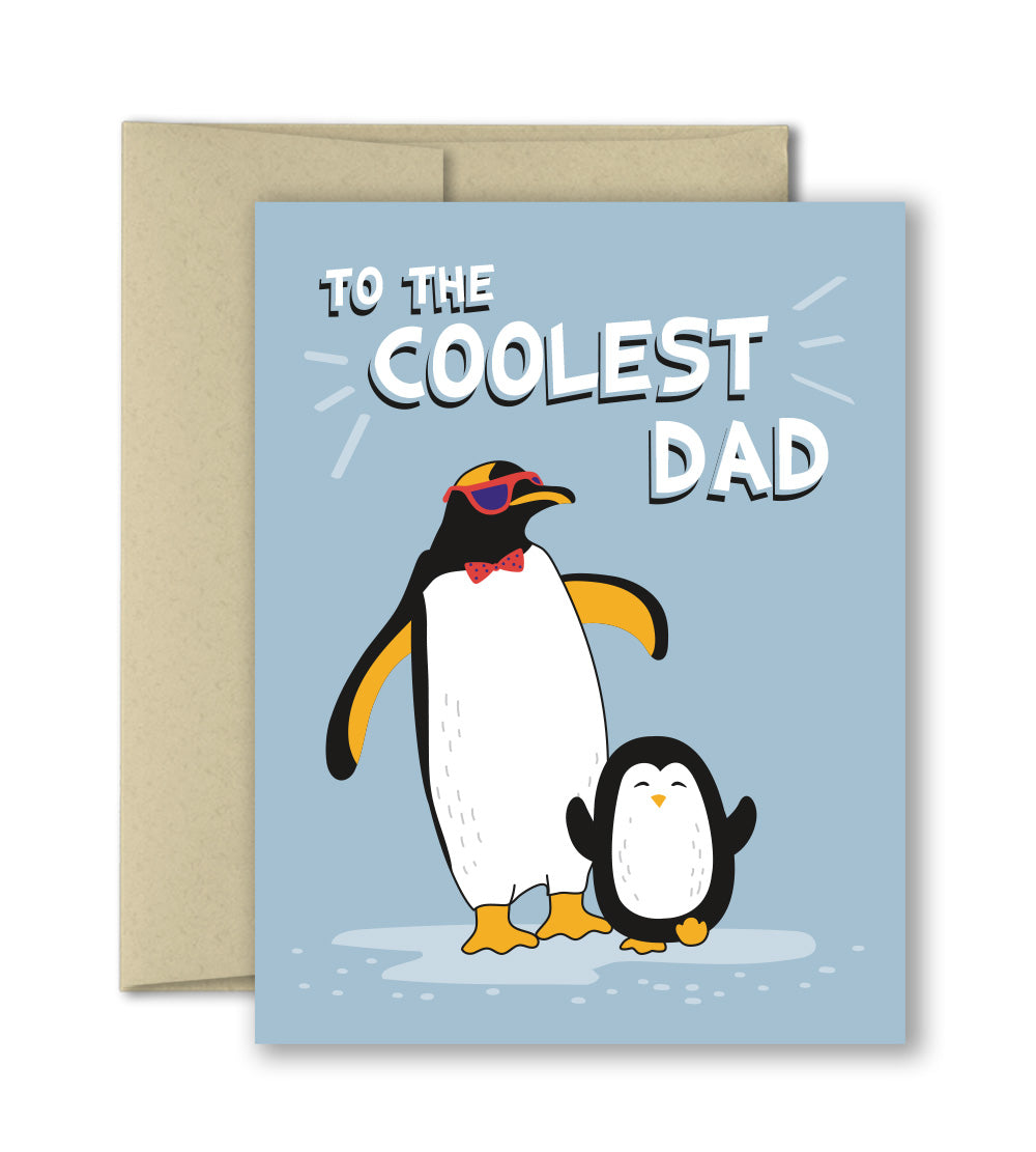Father's Day Card Coolest Dad – The Imagination Spot