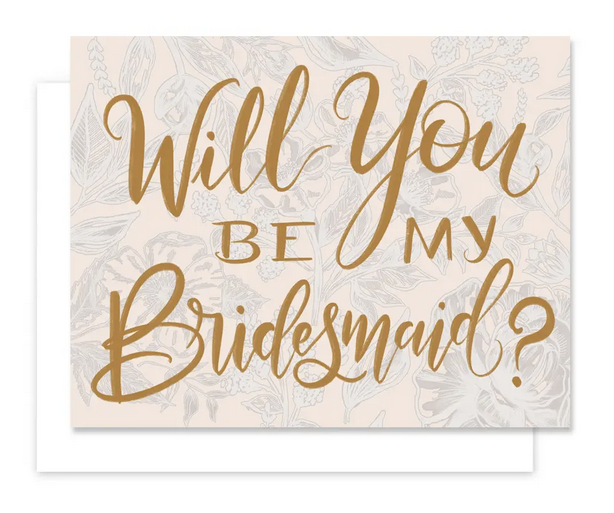 Will You Be My Bridesmaid Card