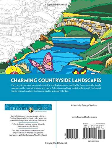 Color By Number - Country Scenes - Coloring Book - The Imagination