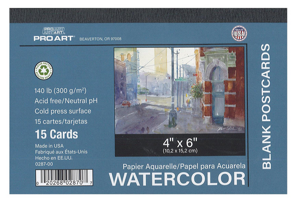 Watercolor Blank Postcards - 4x6 - The Imagination Spot