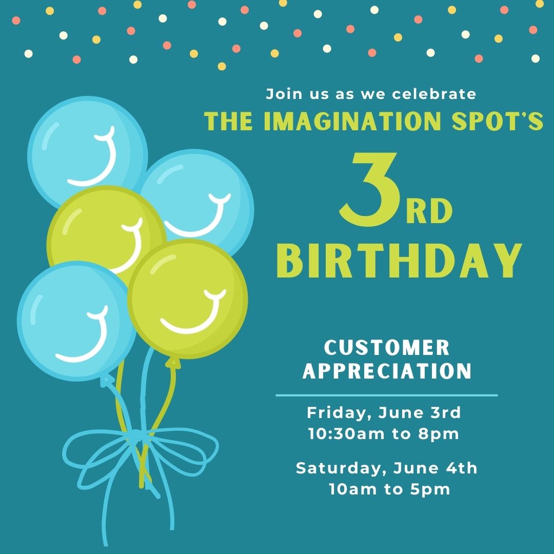 Getting ready to celebrate our 3rd Birthday!