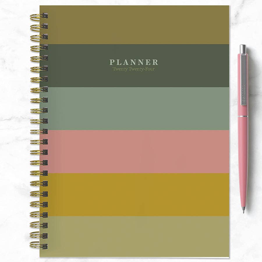2024 Colors of the Season - Medium Weekly Monthly Planner
