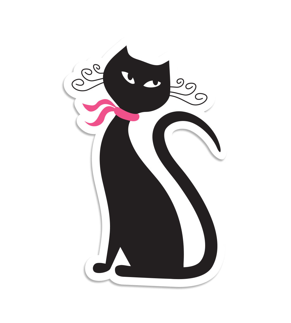 Vinyl Stickers - Black Cat