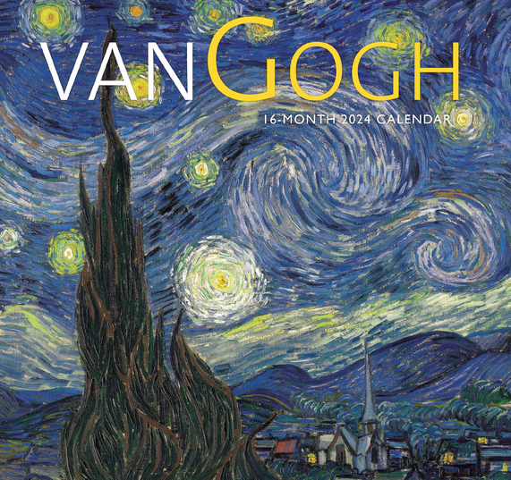 2024 Mini Calendar - Van Gogh Art Calendar