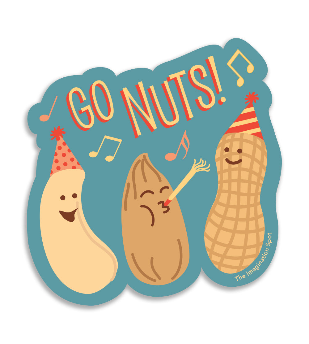 Vinyl Stickers - Go Nuts