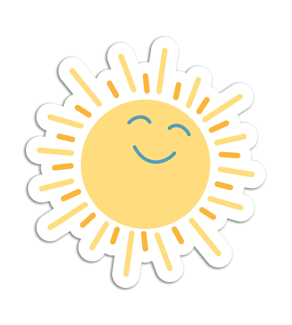 Vinyl Stickers - Happy Sun