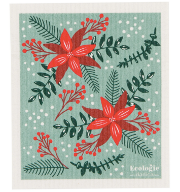 Pumpkins Swedish Dishcloth Sponge Cloth Smell Free Reusable Ecofriendly  Paper Towel Gift Christmas Stocking Suffer Greeting Card 
