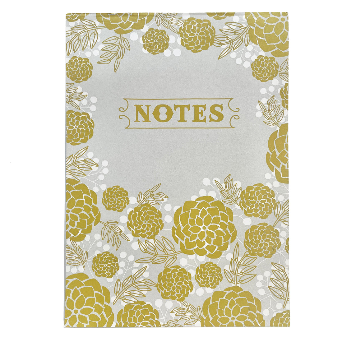 Golden Blooms Notepad