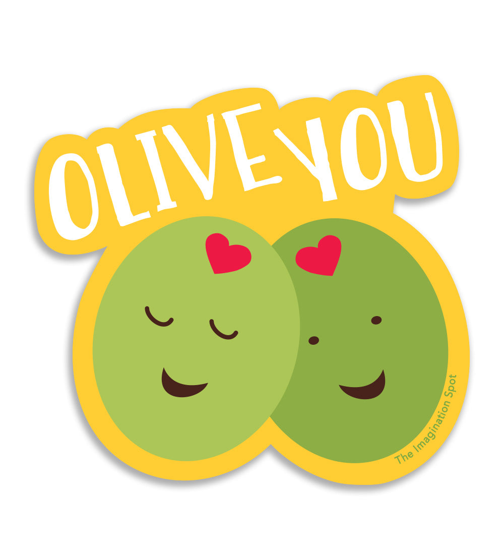 Vinyl Stickers - Olive You