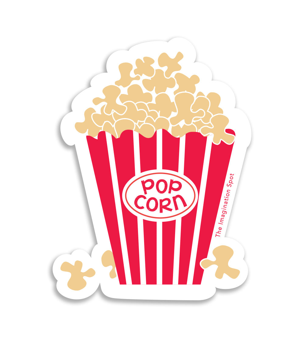 Popcorn Word Sticker Vinyl Stickers - Popcorn – The Imagination Spot