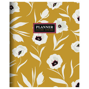 10% OFF - Goldenrod Monthly Planner - 9 x 11 - Academic panner 2023-24