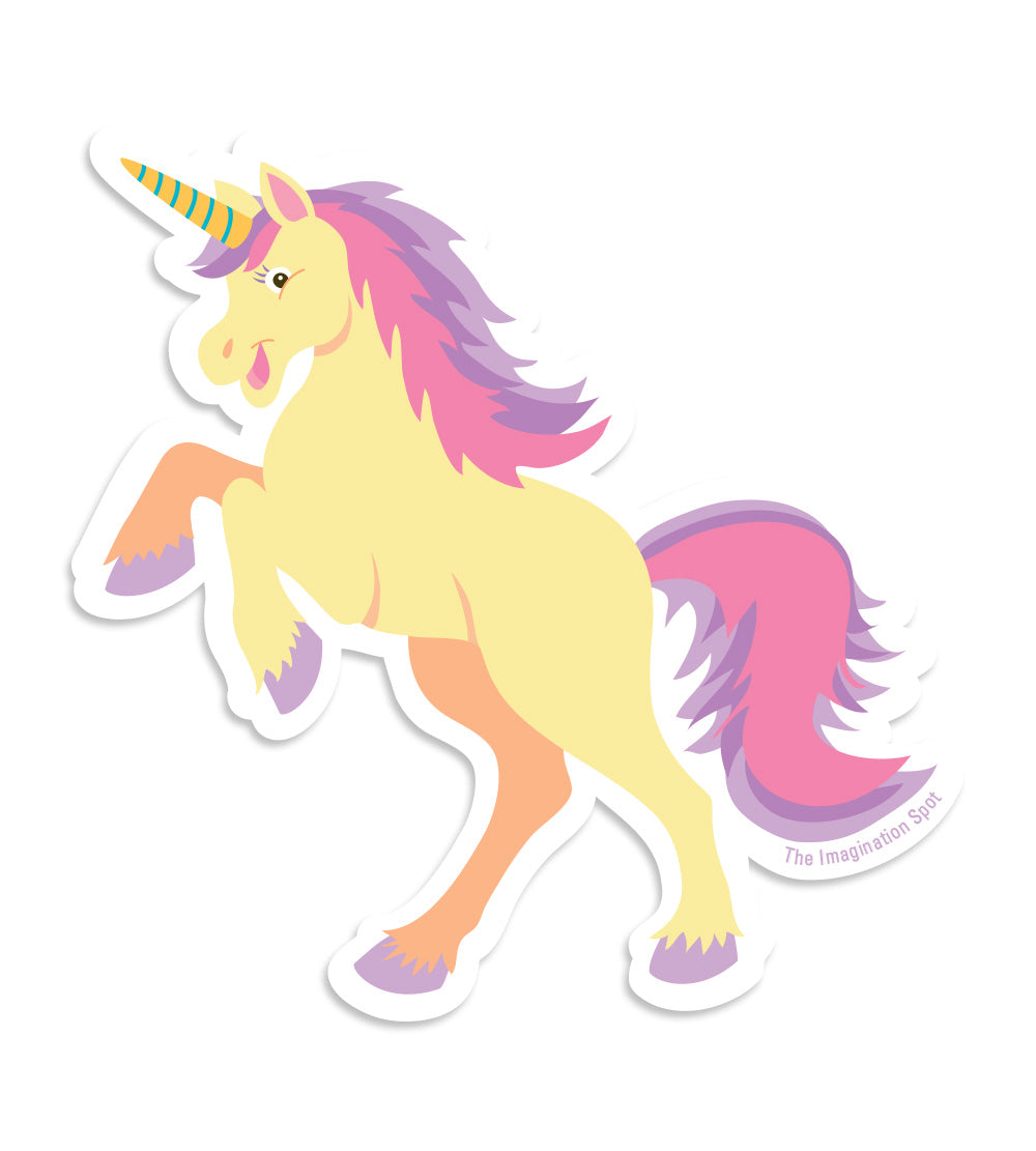 Vinyl Stickers - Unicorn - pink and purple unicorn