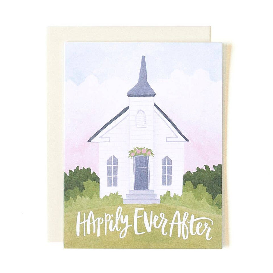 Wedding Chapel - Wedding Congrats Greeting Card