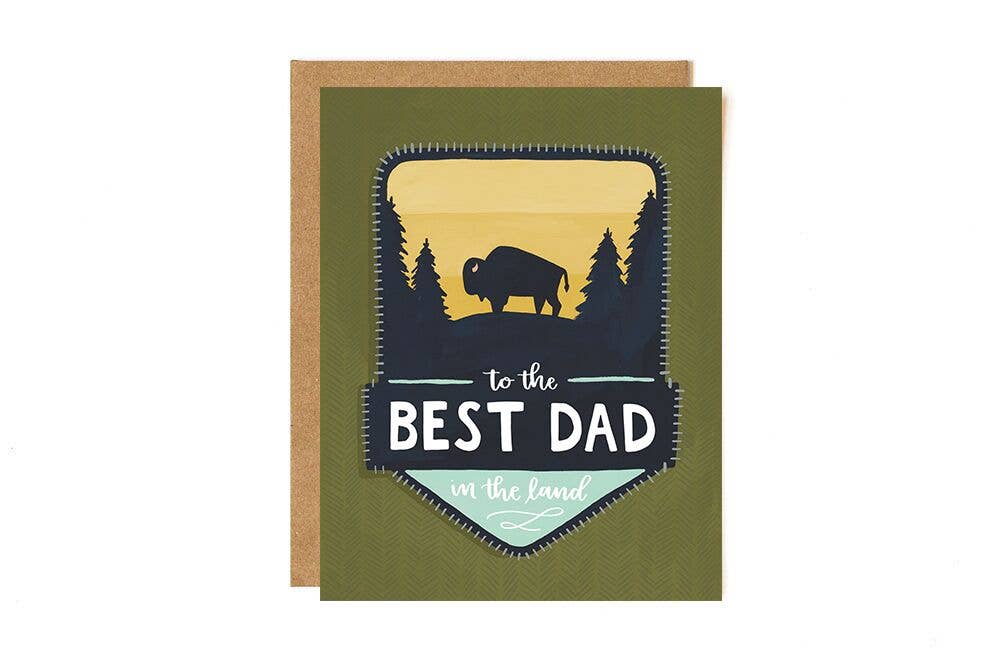 Best Dad - Outdoors Greeting Card