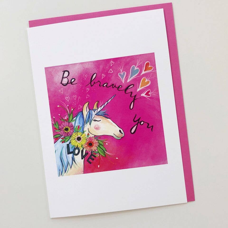 Be Bravely You - Inspirational Card