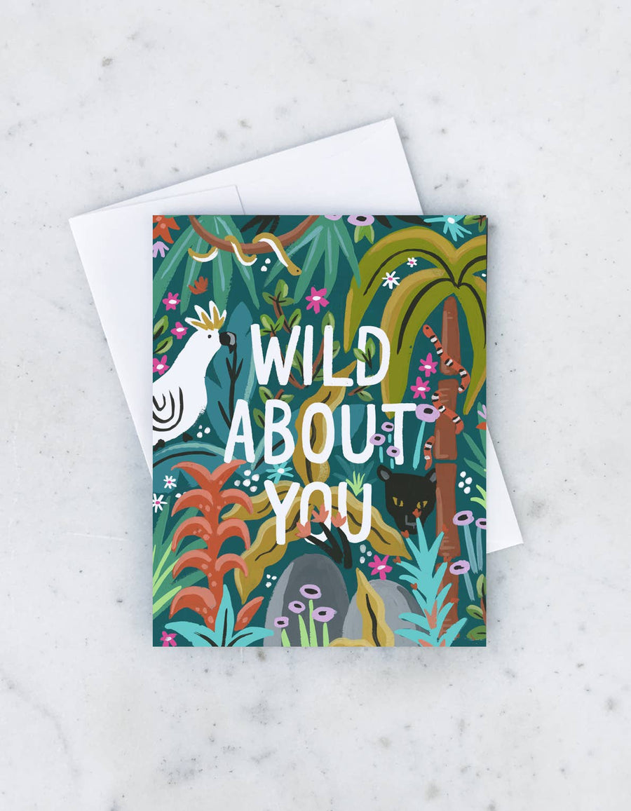 Wild About You - Love Card