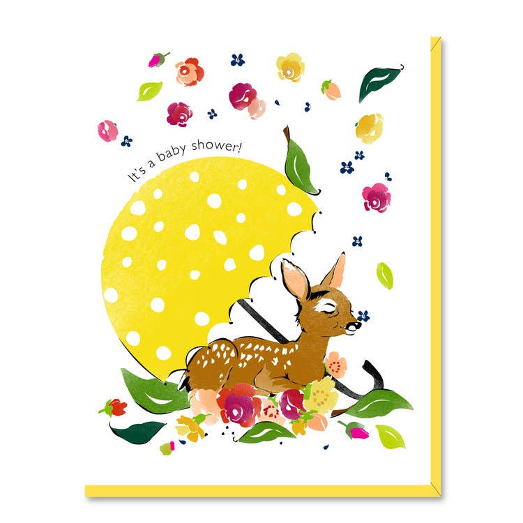 Baby Shower Fawn Card