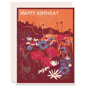 Wildflowers - Birthday Card