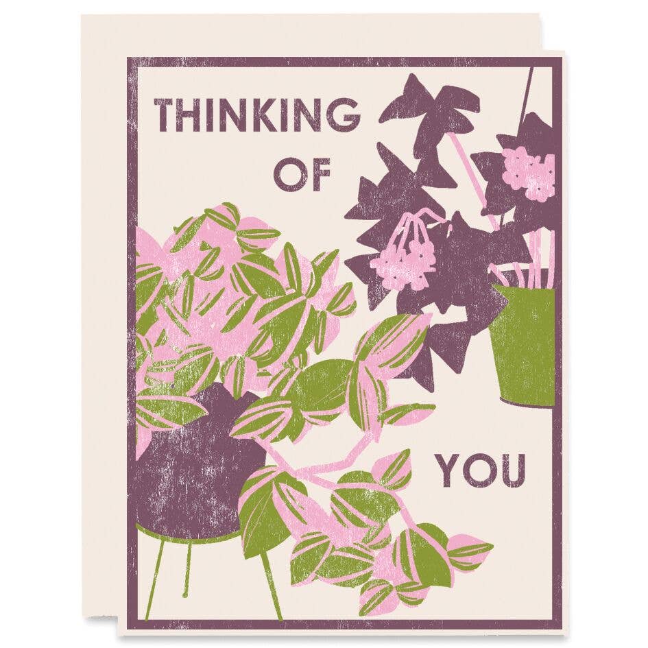 30% OFF Houseplants Card - Thinking of You