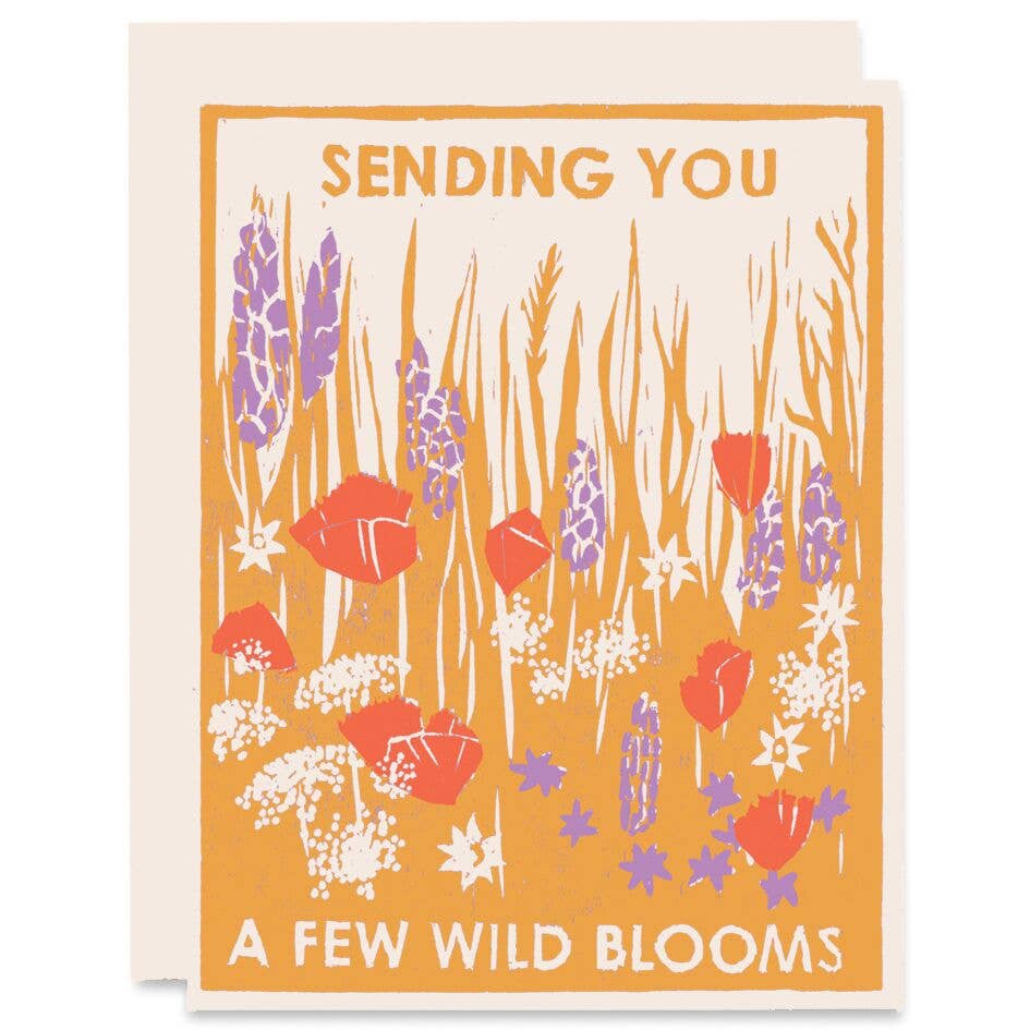 20% OFF Sending You Wild Blooms - Friendship Card