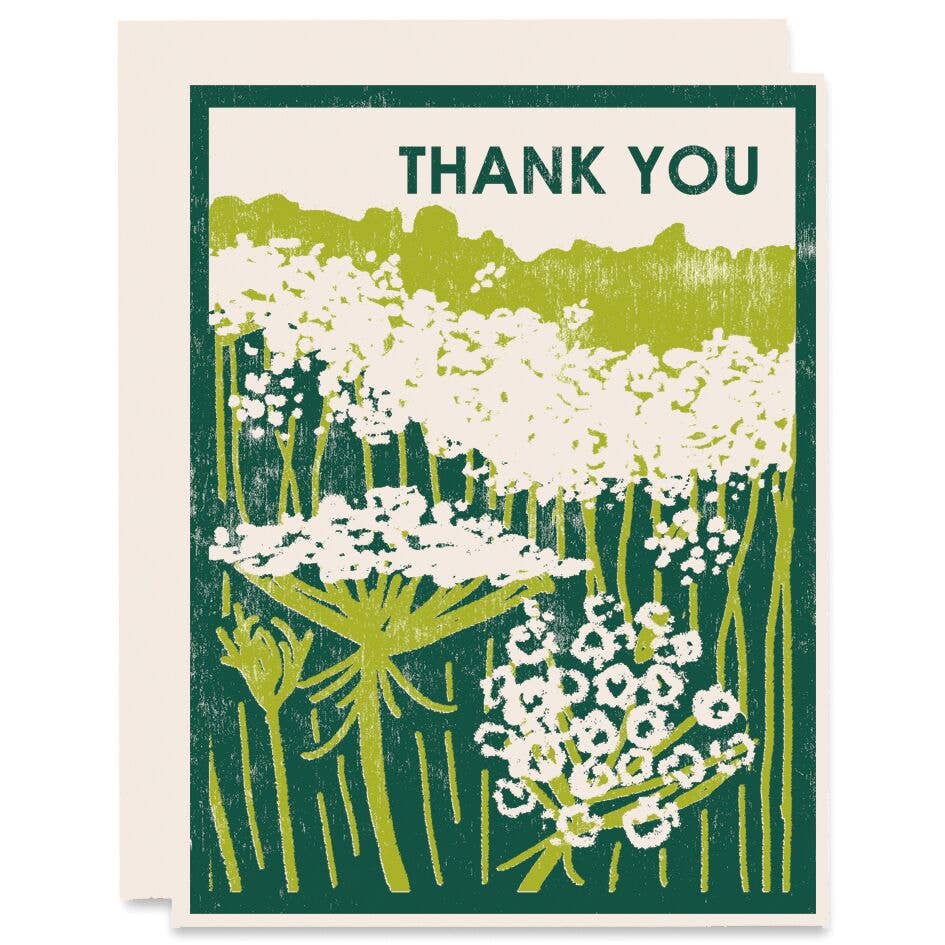 Queen Anne's Lace - Thank You Card