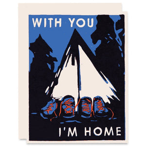 With You I'm Home - Love Card