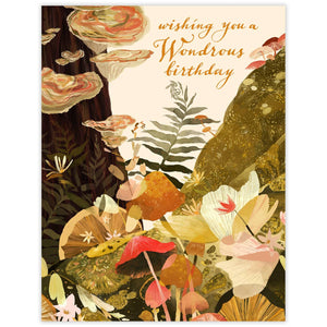 Wondrous Fungi Birthday Card