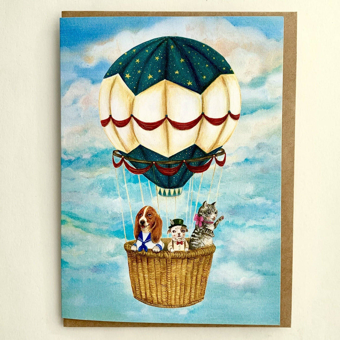 Up Up & Away - Blank Note Card