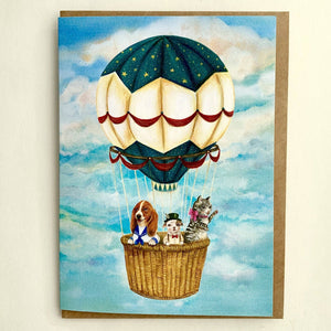 Up Up & Away - Blank Card