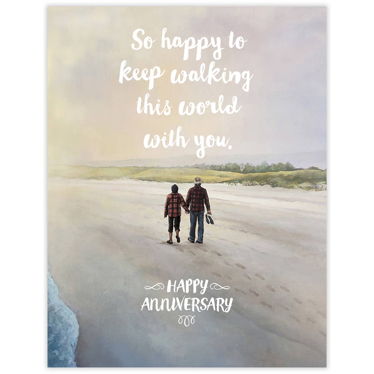 Keep Walking with you - Anniversary Card