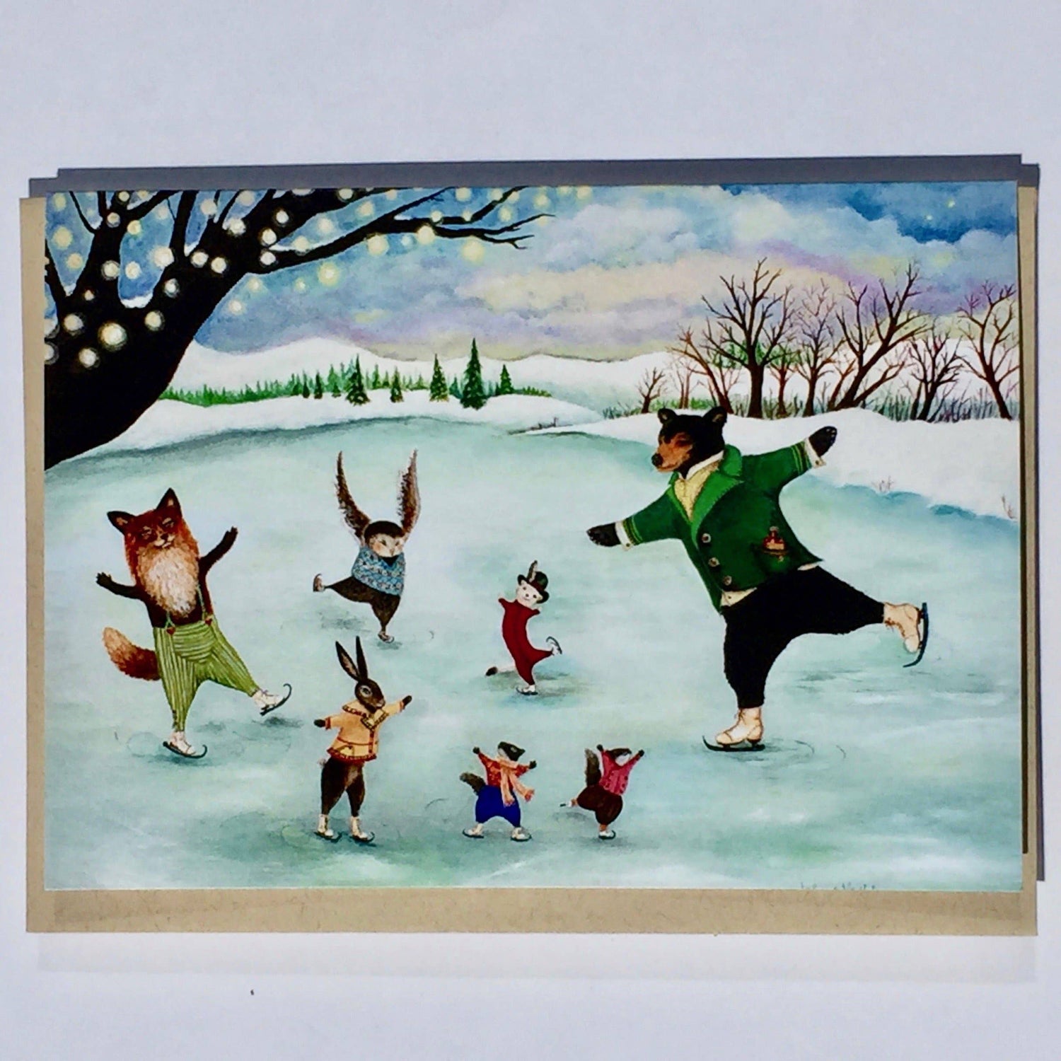 70% OFF A Wondrous Whirl - Blank Holiday Card