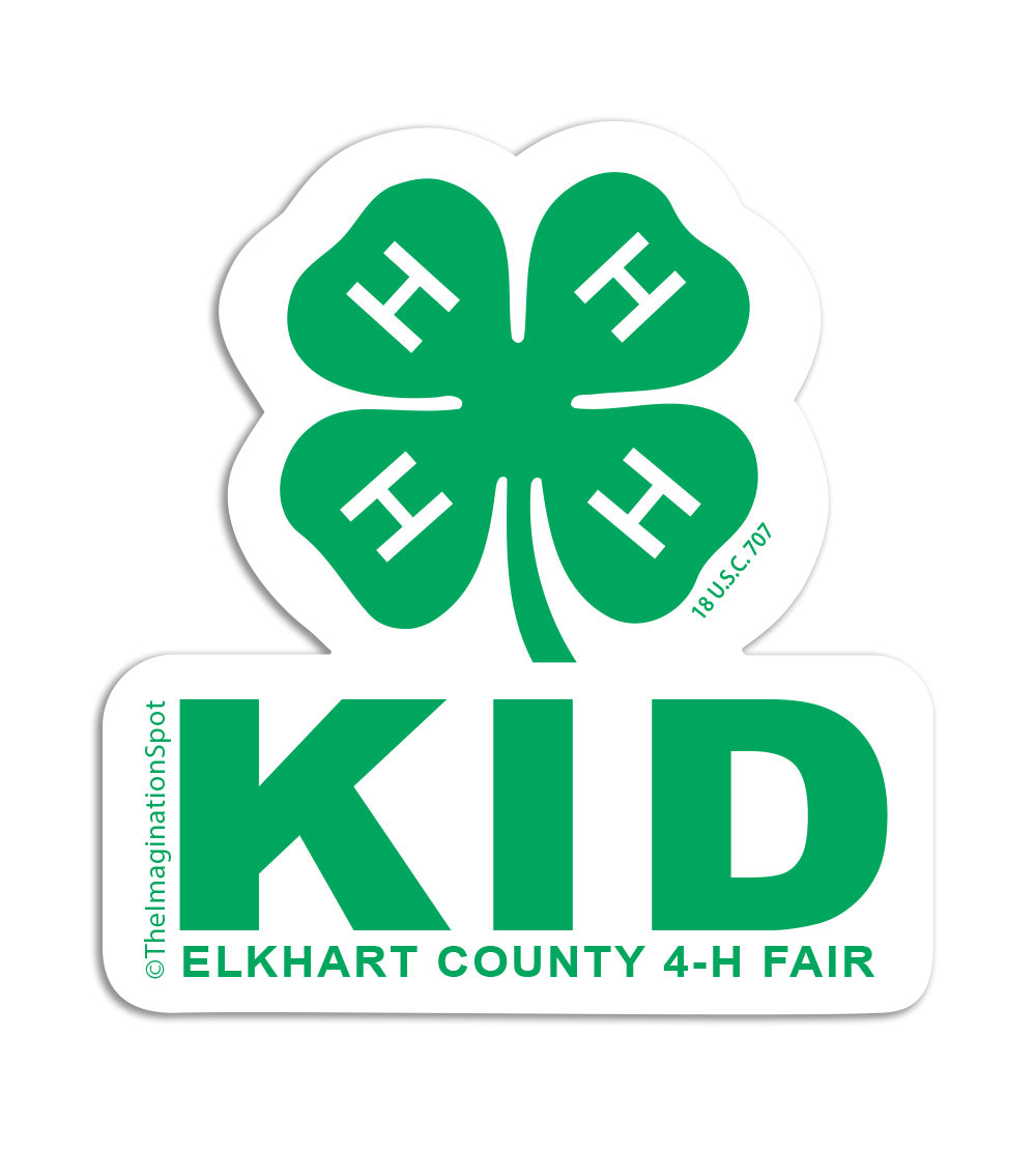 Elkhart County 4H Fair Stickers