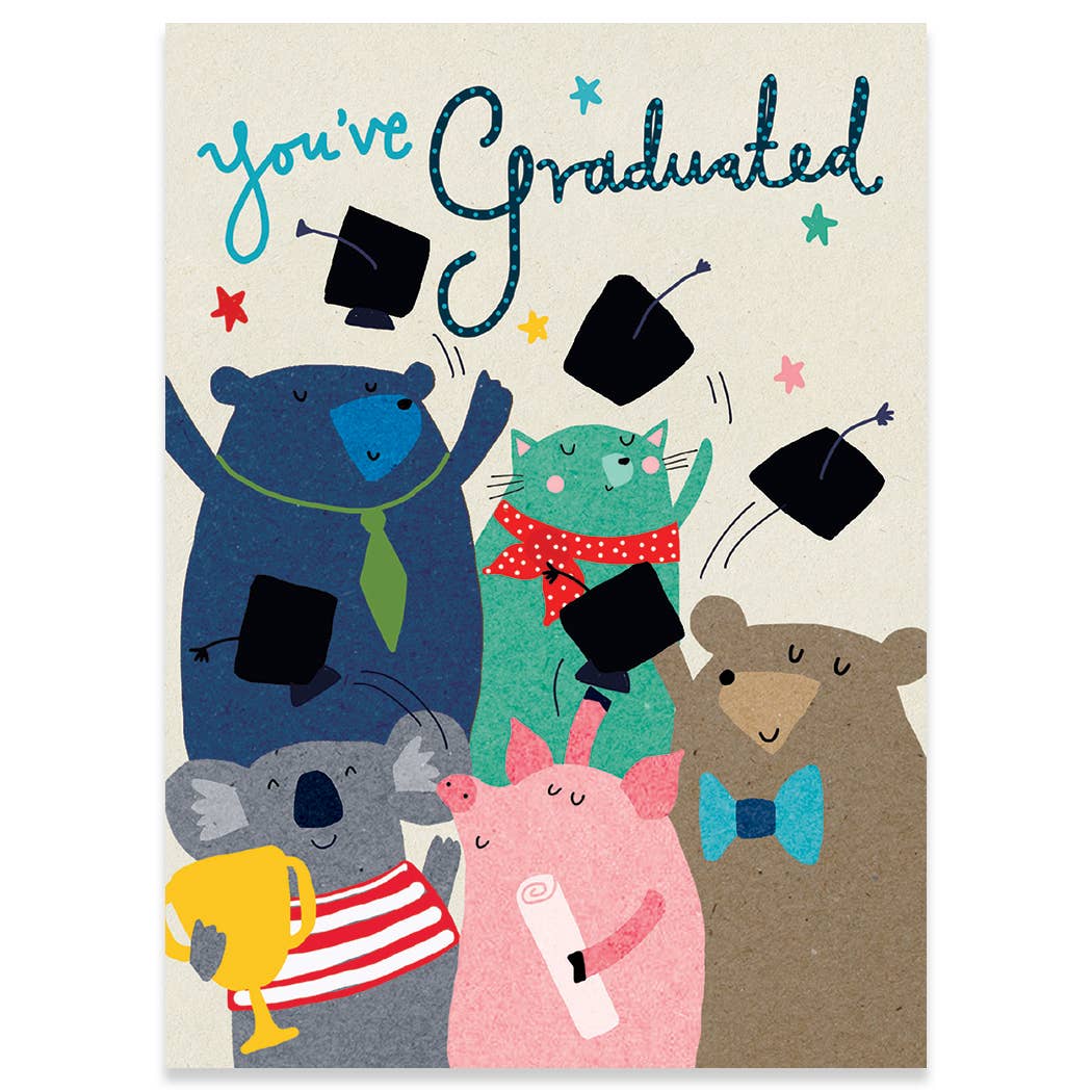 Grad Bears - Graduation Card