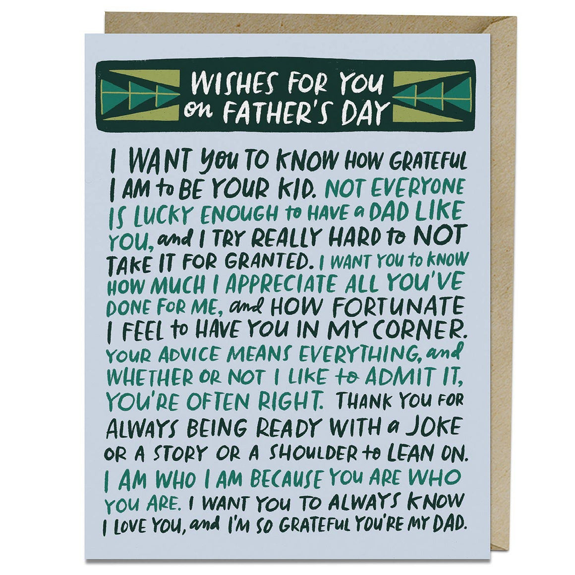 Wishes For You - Fathers Day Card