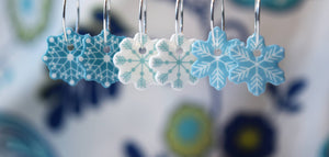 Snowflakes Winter - Earrings