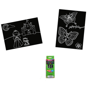 Chalkboard Mini Mats Princess & Butterfly Set