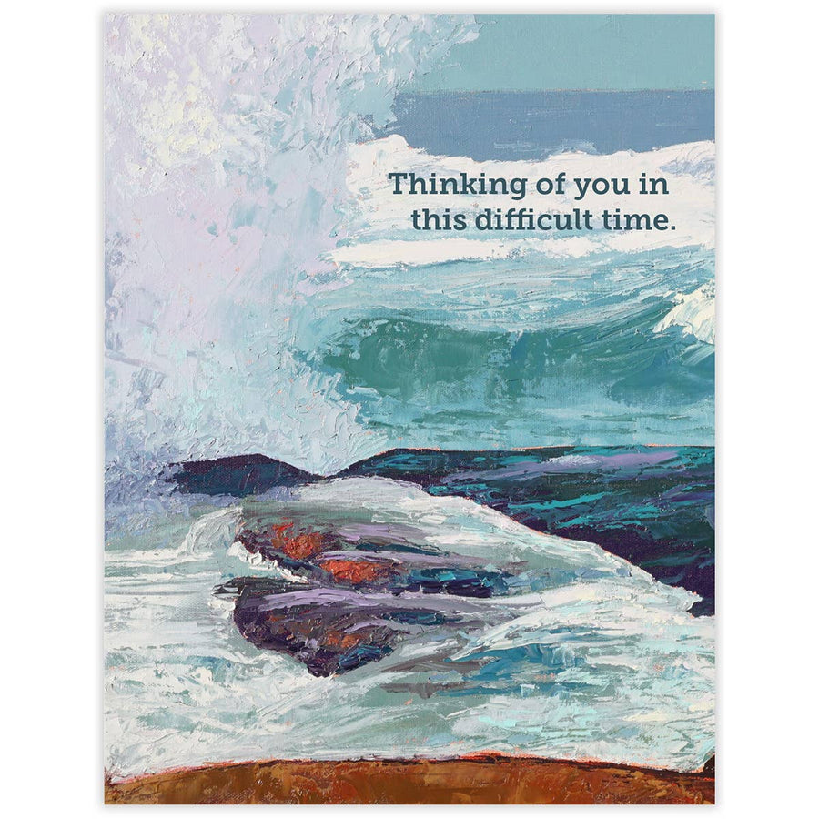 Difficult Time Wave - Thinking of you Card