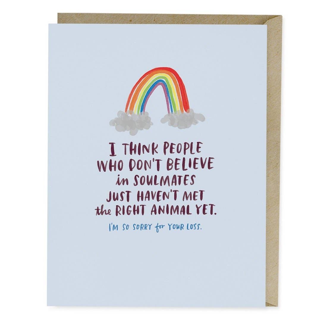 Pet Sympathy Soulmate - Empathy Card