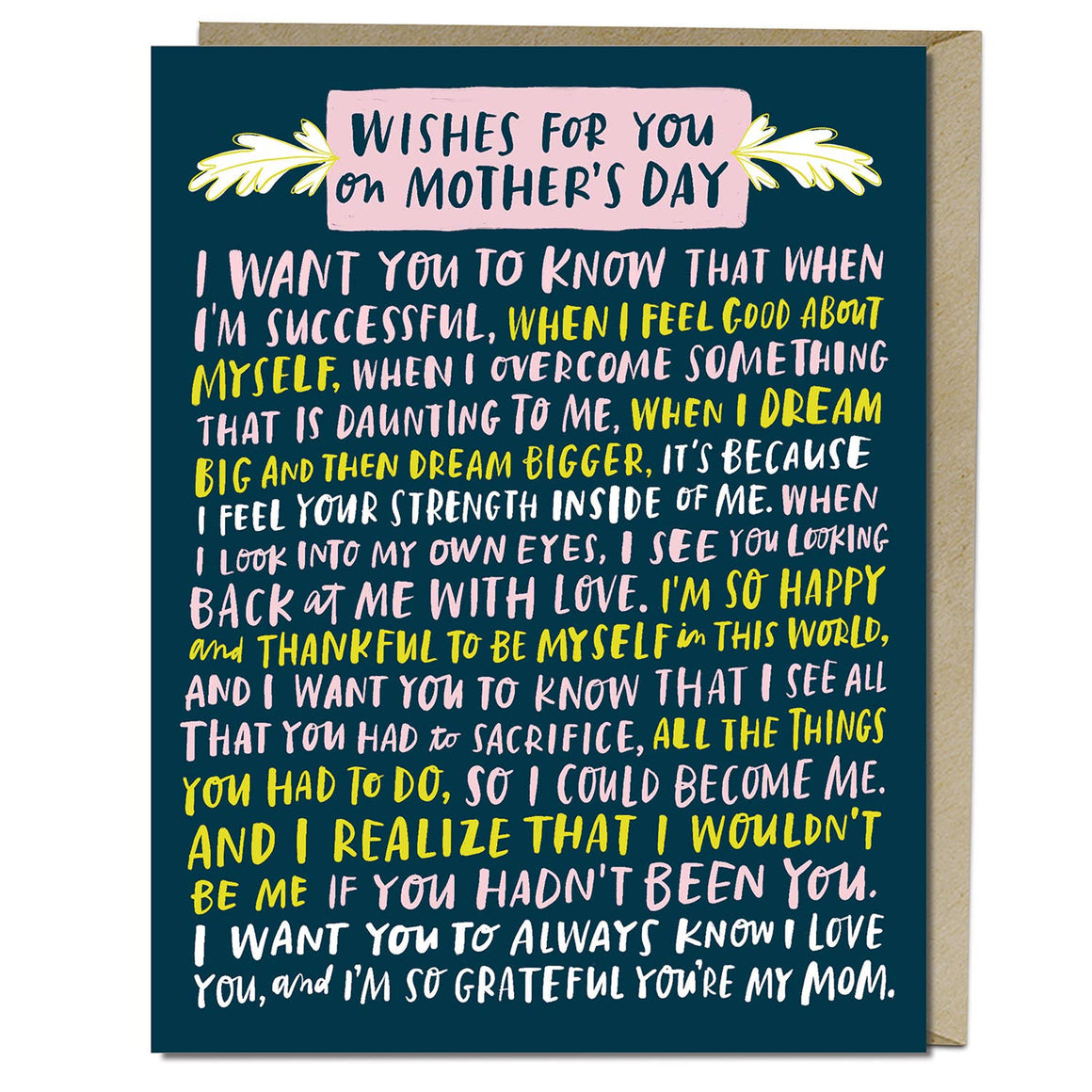 Wishes For You - Mother's Day Card