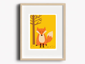 Home Decor Art Print - Fox - Woodland Animals - The Imagination Spot - 1