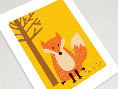 Home Decor Art Print - Fox - Woodland Animals - The Imagination Spot - 2