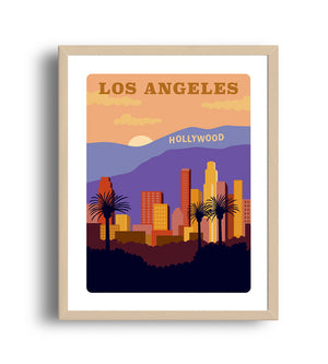 City Art Print - Los Angeles - Giclée Art Prints