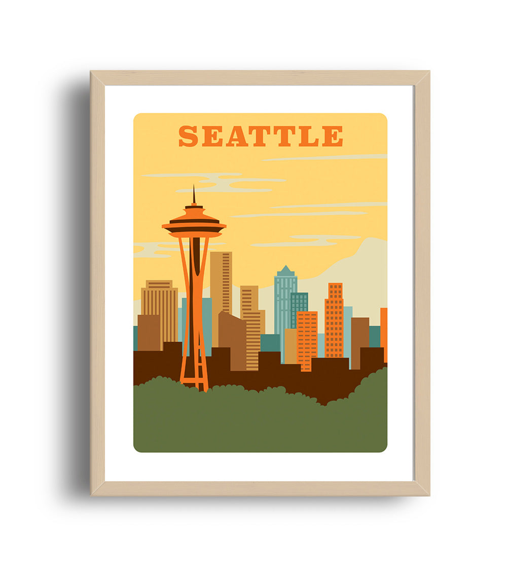 Museum Art Print - Seattle - Giclée Art Prints