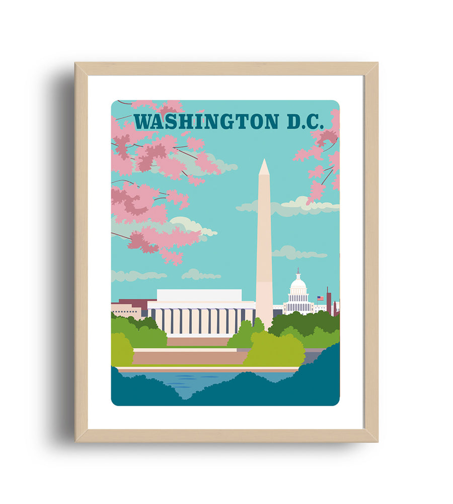 Washington DC art print- The Imagination Spot