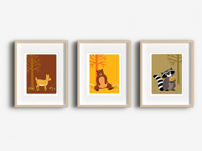 Wall Decor Art Print - Bear - Woodland Animals Decor - The Imagination Spot - 3