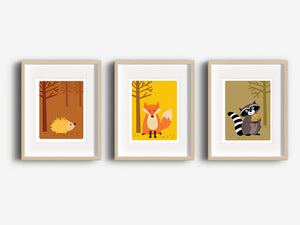 Home Decor Art Print - Hedgehog - Woodland Animals Wall Art - The Imagination Spot - 3
