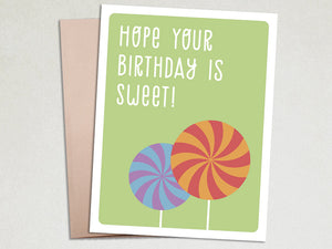Birthday Card - Sweet Birthday